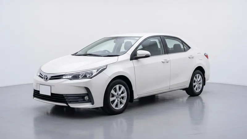 Toyota Corolla GLi automatic sedan, entry price car rental with driver in Karachi
