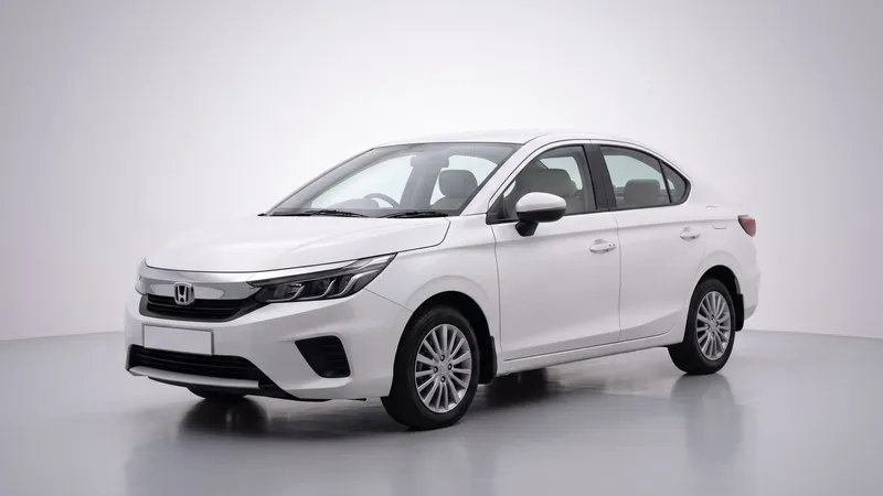 Honda City automatic sedan, entry price car rental with driver in Karachi