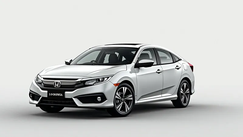 Honda Civic X sedan, latest generation Civic hire with driver in Karachi